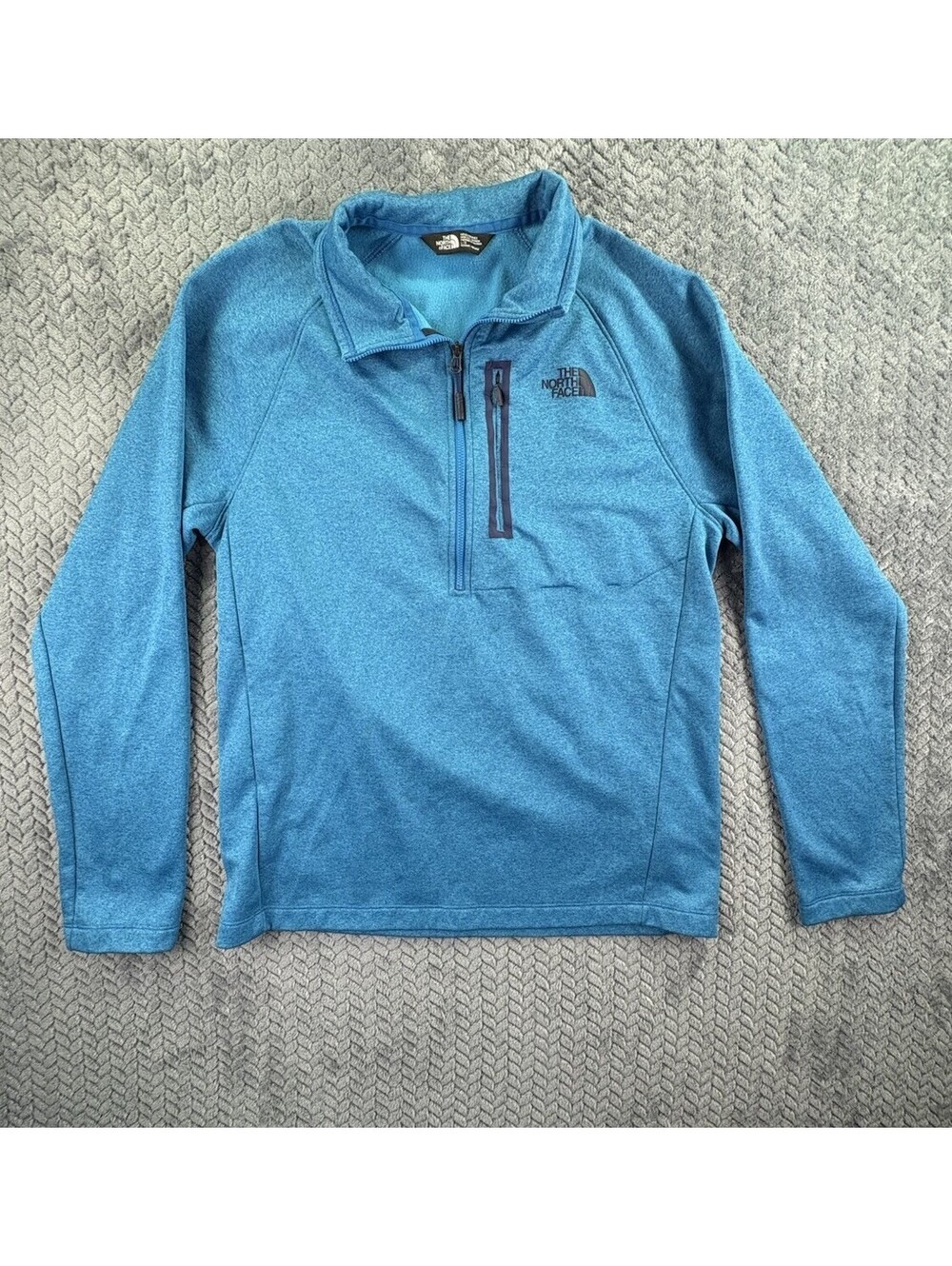The North Face Jade Pullover Jacket 1/4 Zip Men's L Slim Fit (21.5" pit-pit 0045